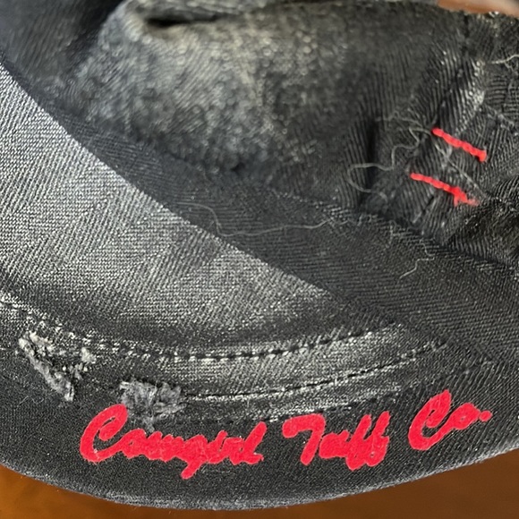 Cowgirl Tuff Co. black distressed newspaper boy hat size M new without tags - Picture 2 of 5